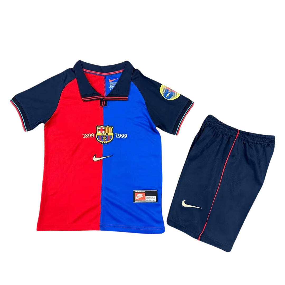 FC Barcelona Home - 1899-1999 - Kids Football Kit