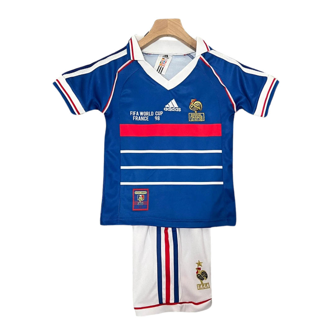 France Home 1998 - World Cup Final - Kids Football Kit