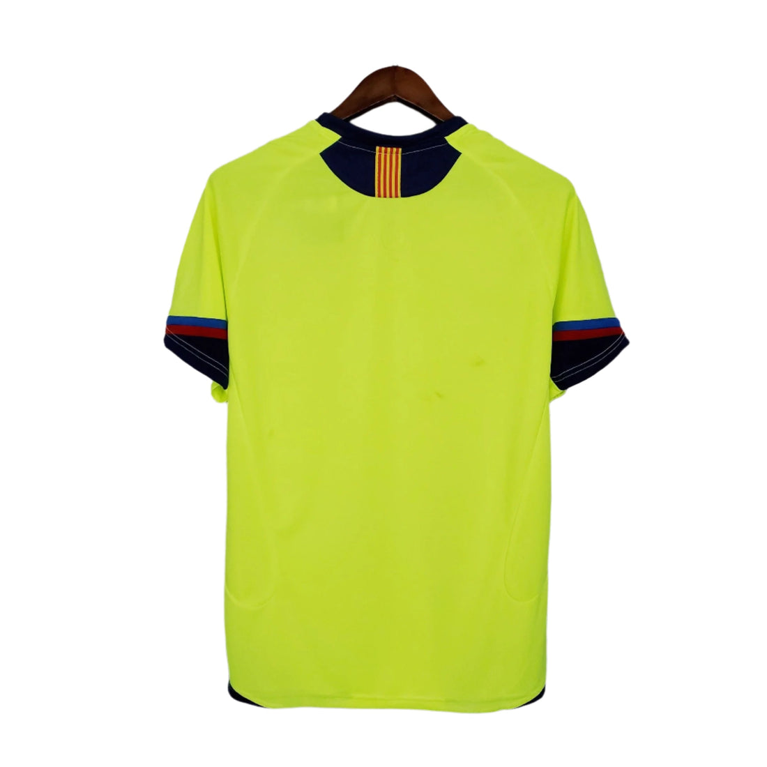 2005-06 Barcelona Fluorescent Away Retro Shirt