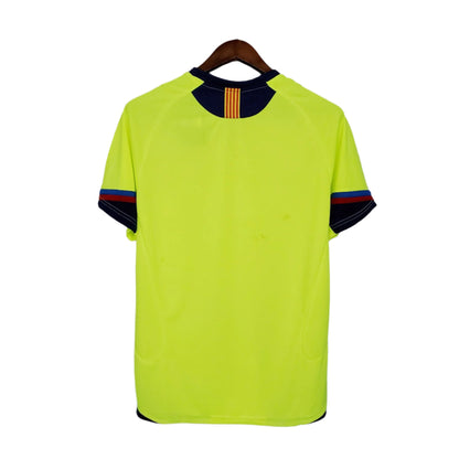 2005-06 Barcelona Fluorescent Away Retro Shirt