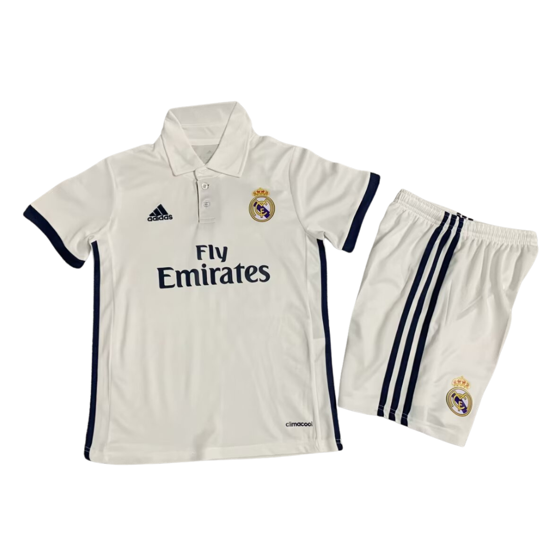 Real Madrid Home Kids Football Kit 2016-17