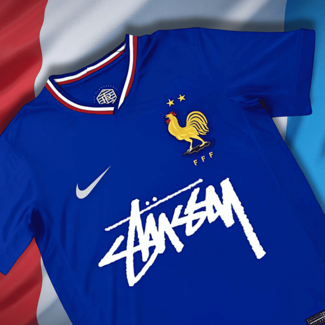 France Stussy Shirt - Blue Home
