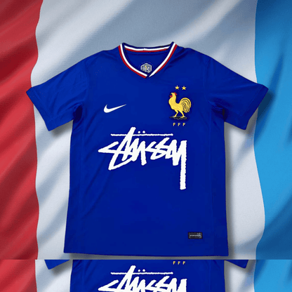 France Stussy Shirt - Blue Home