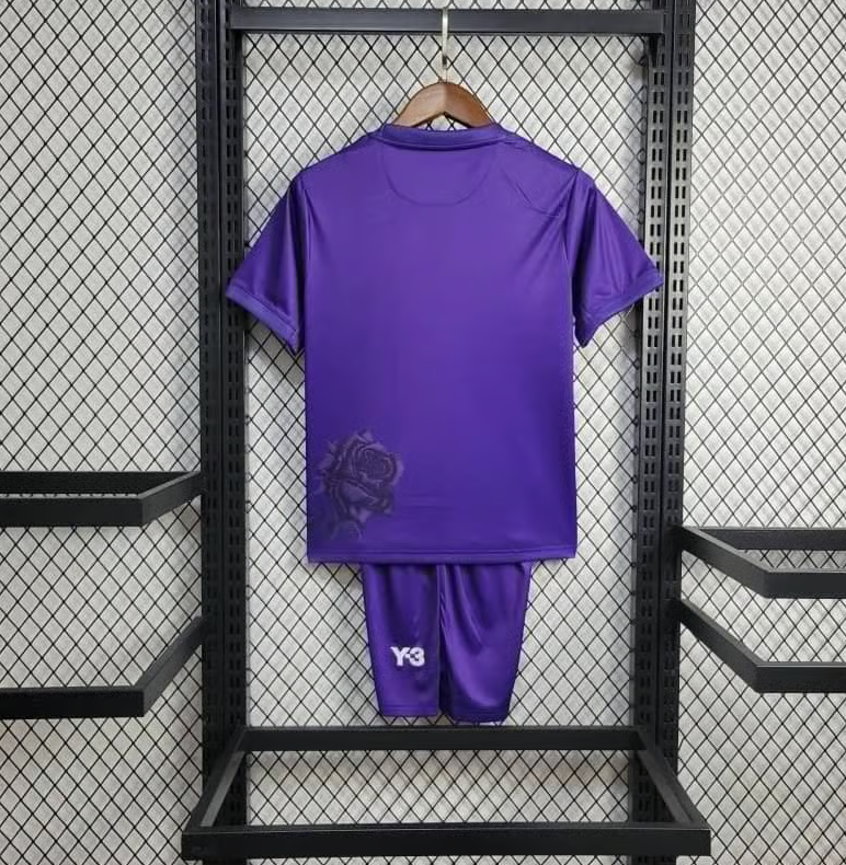Real madrid Y3. Kids Football Kit 2024
