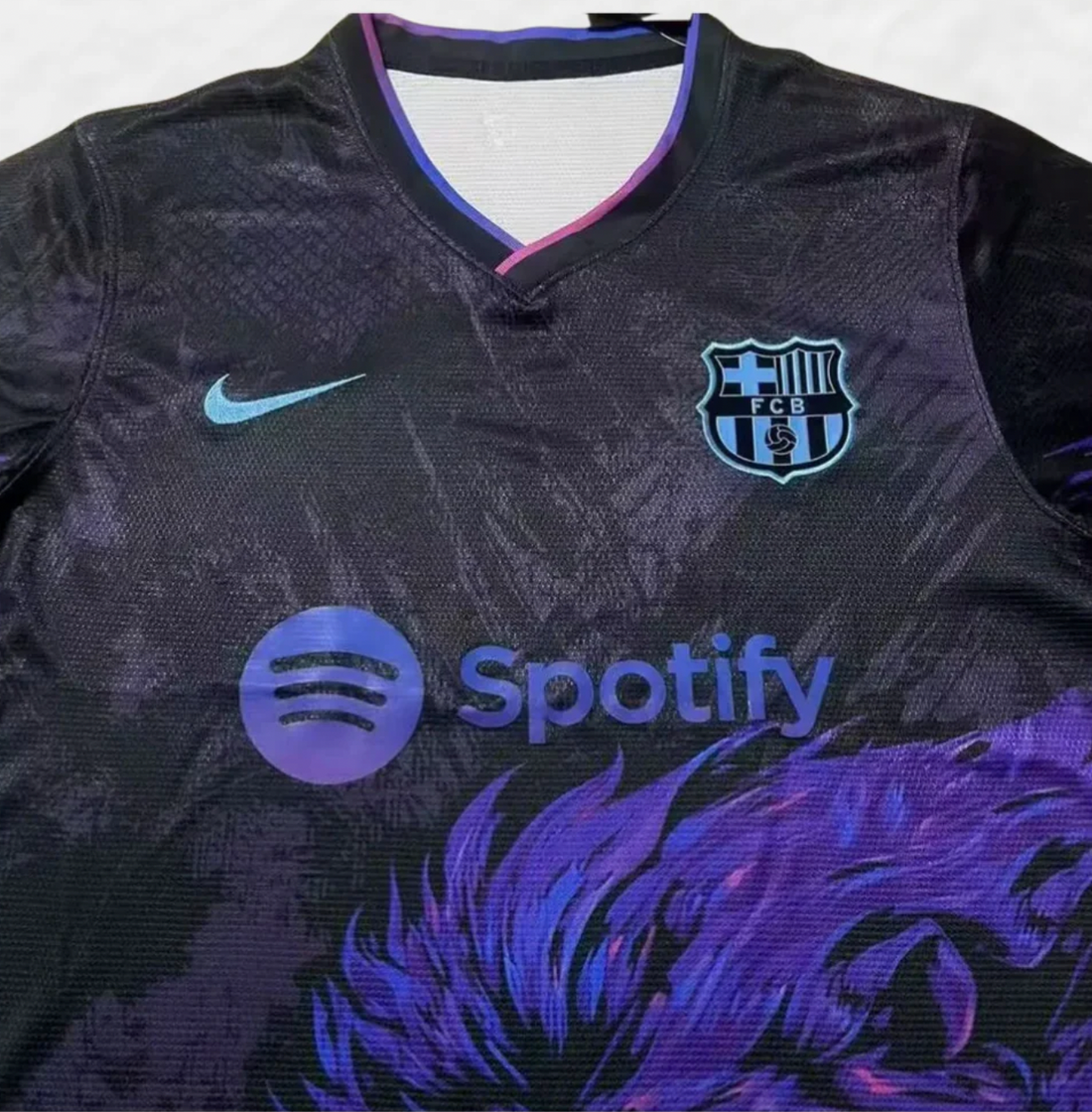 FC Barcelona Purple Lion Shirt
