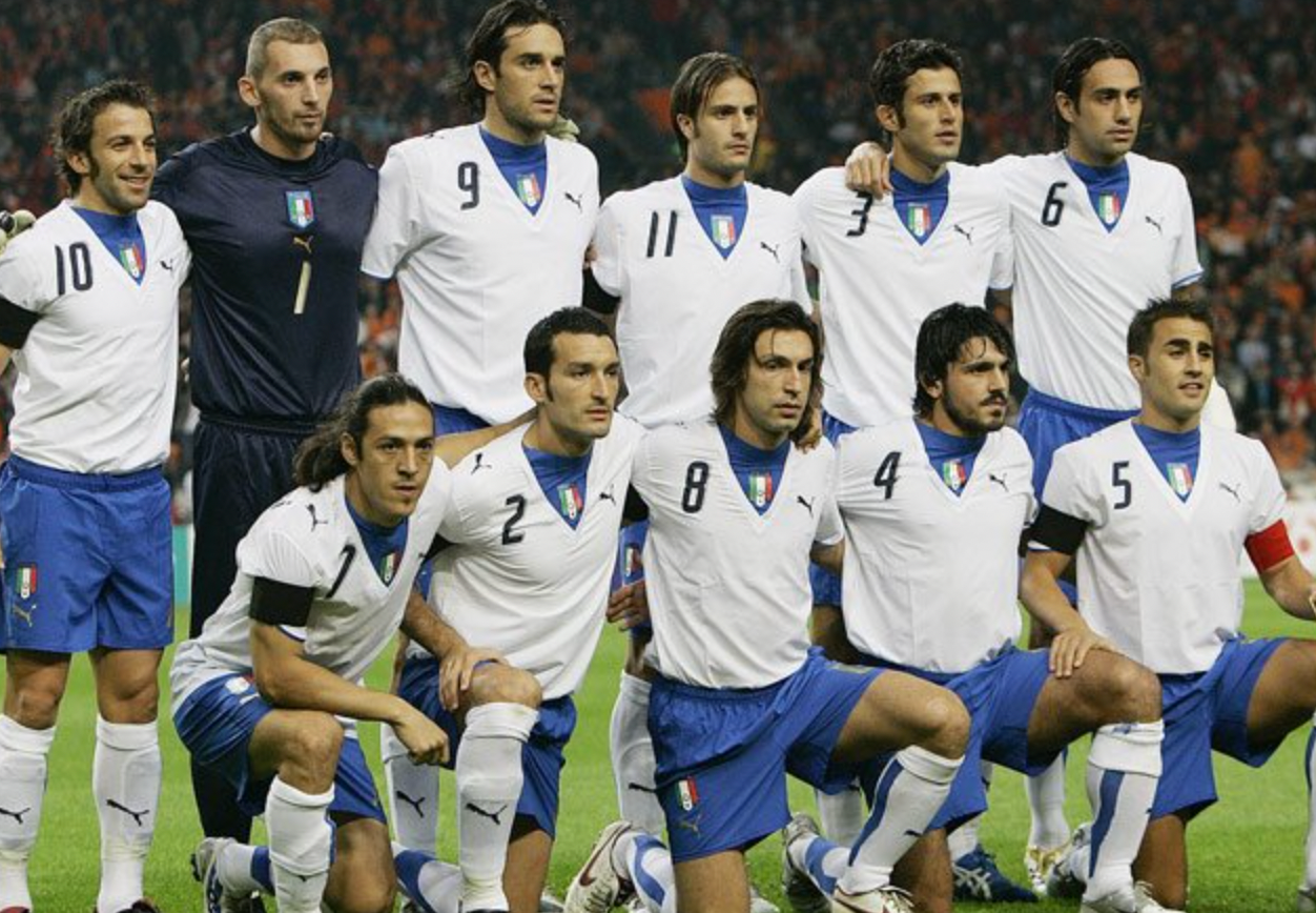 2006 Italy Retro Shirt | World Cup Champions