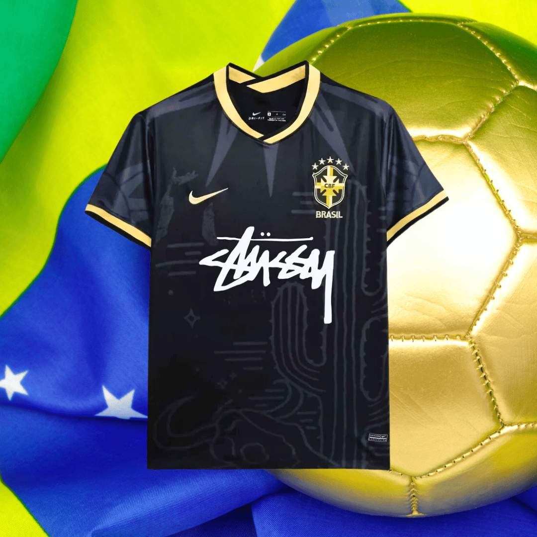 Brazil Stussy Shirt   Black Edition