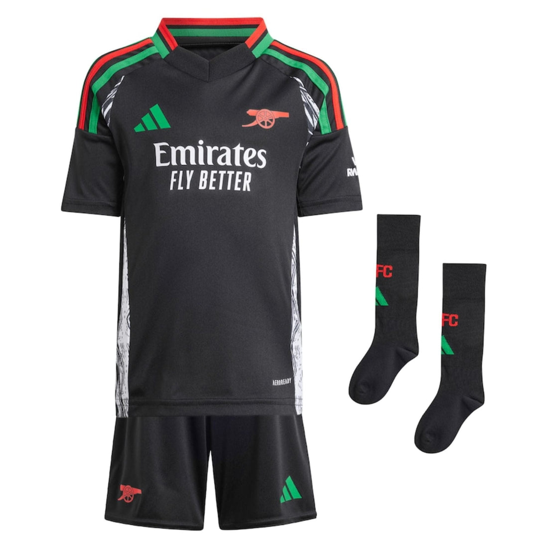 2024 25 Kids Arsenal Away Kit