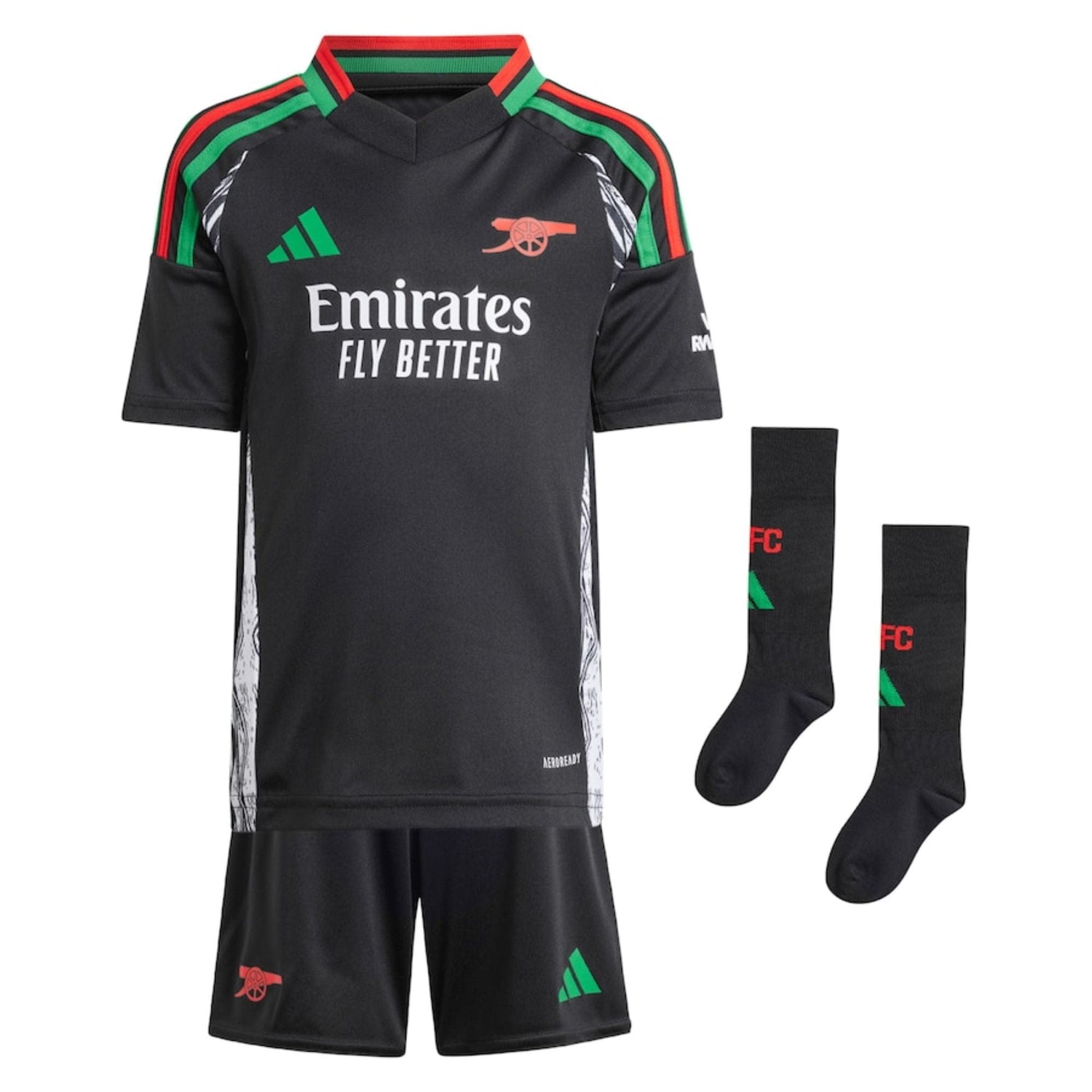 2024 25 Kids Arsenal Away Kit