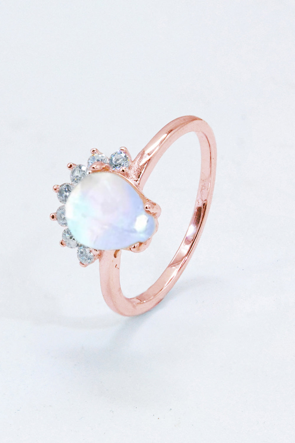 moonstone silver ring