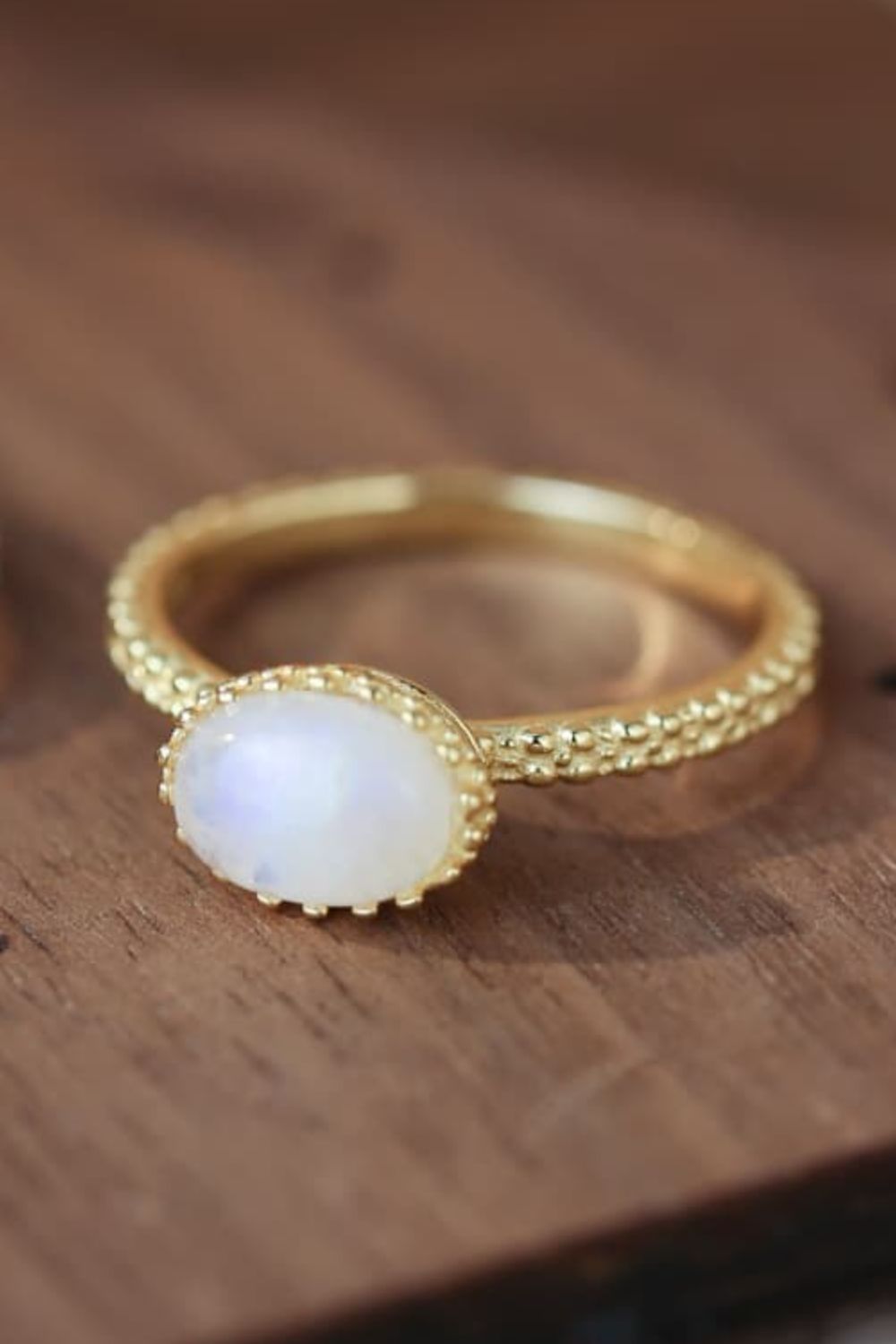 moonstone silver circle