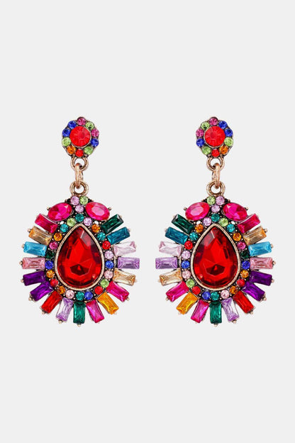 glass teardrop dangles