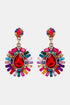 glass teardrop dangles