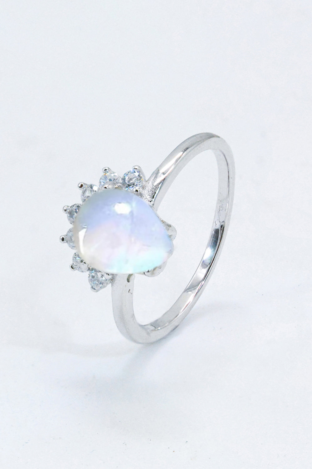 moonstone silver ring