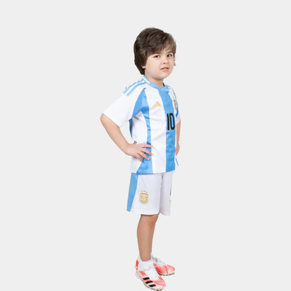 Argentina Home Kids Kit 2024-2025 Messi 10