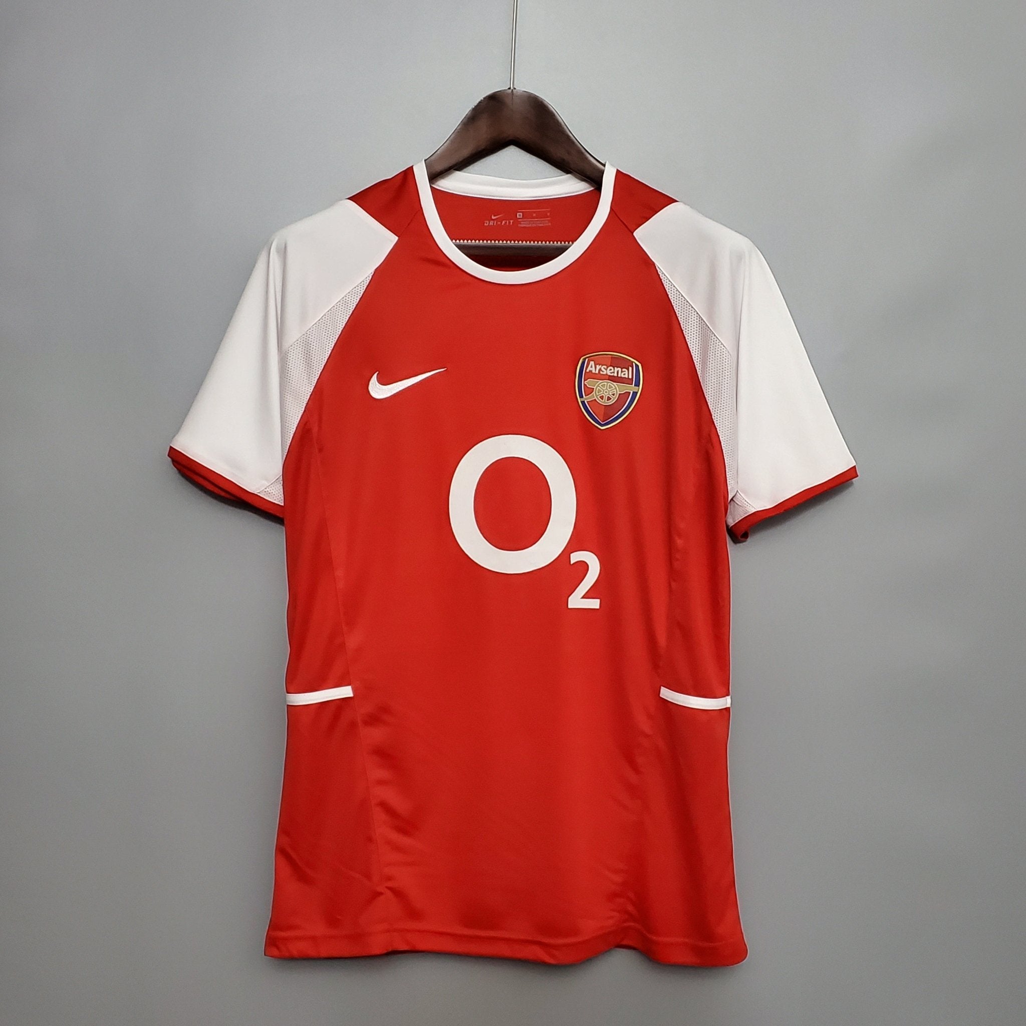 Arsenal Retro Shirt O2 2002-2004 Home