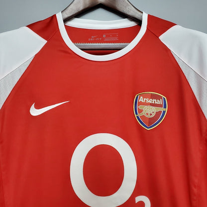 Arsenal Retro Shirt O2 2002-2004 Home