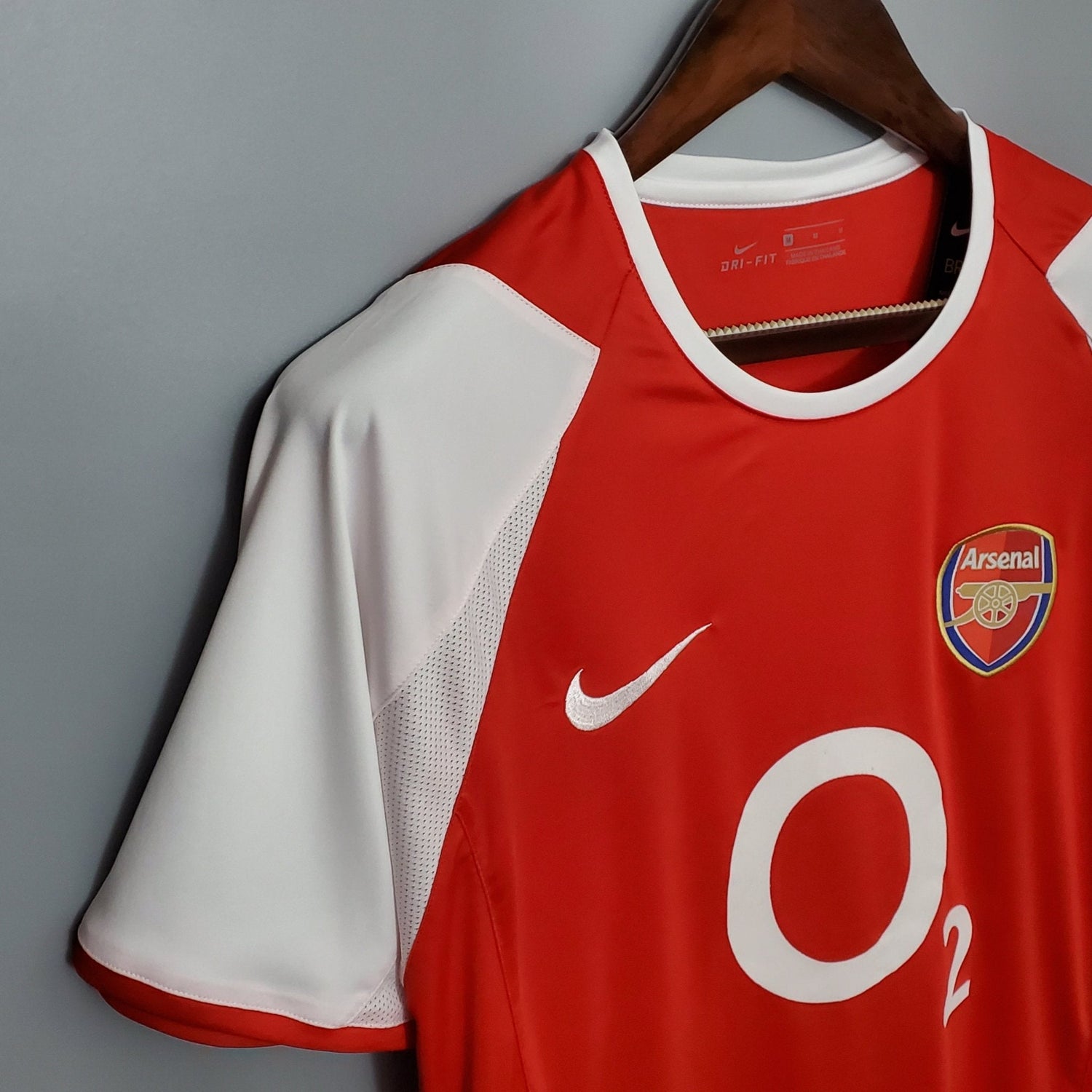 Arsenal Retro Shirt O2 2002-2004 Home