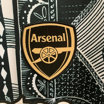 Arsenal Black Kit 2023/24 Limited Edition Graphic Design