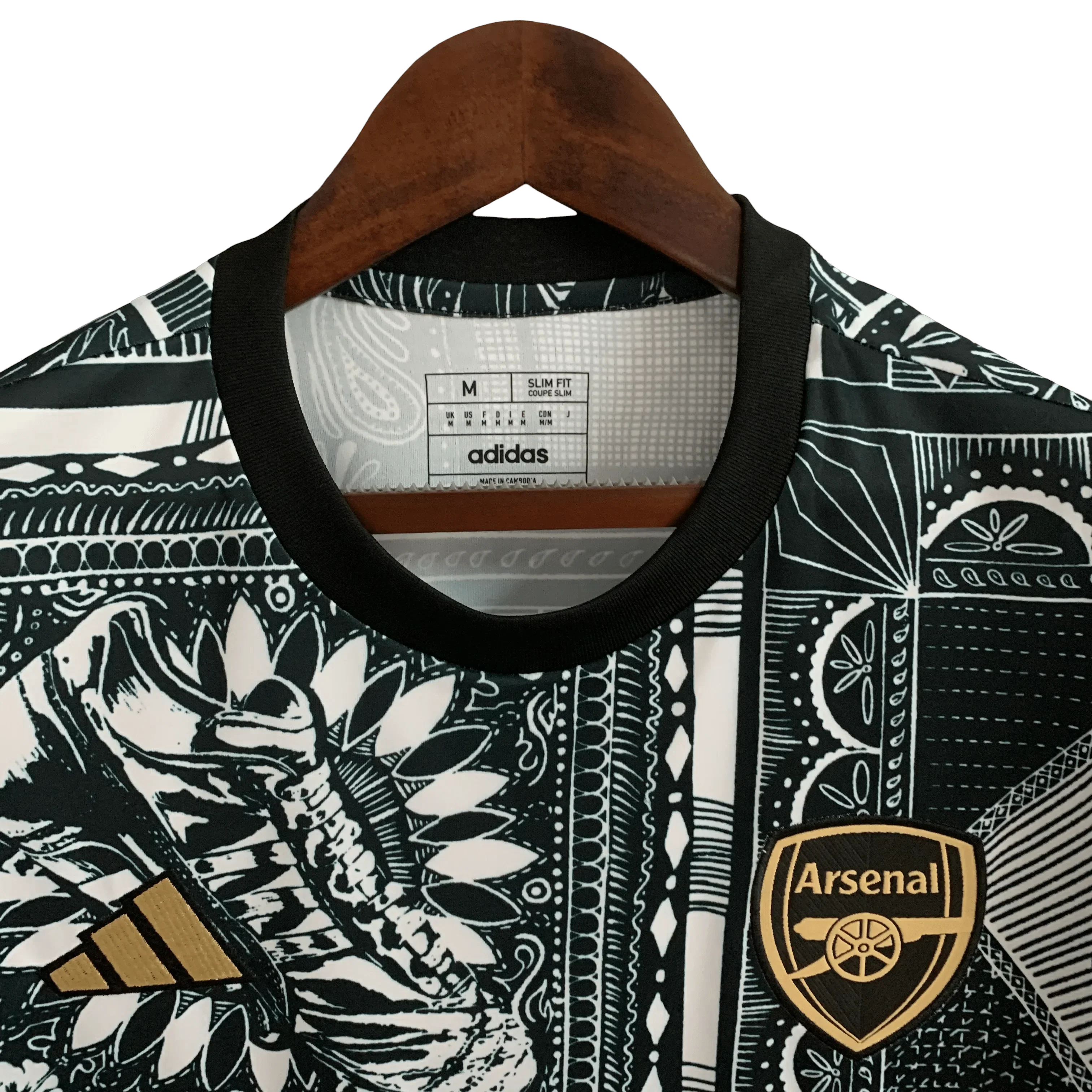 Arsenal Black Kit 2023/24 Limited Edition Graphic Design