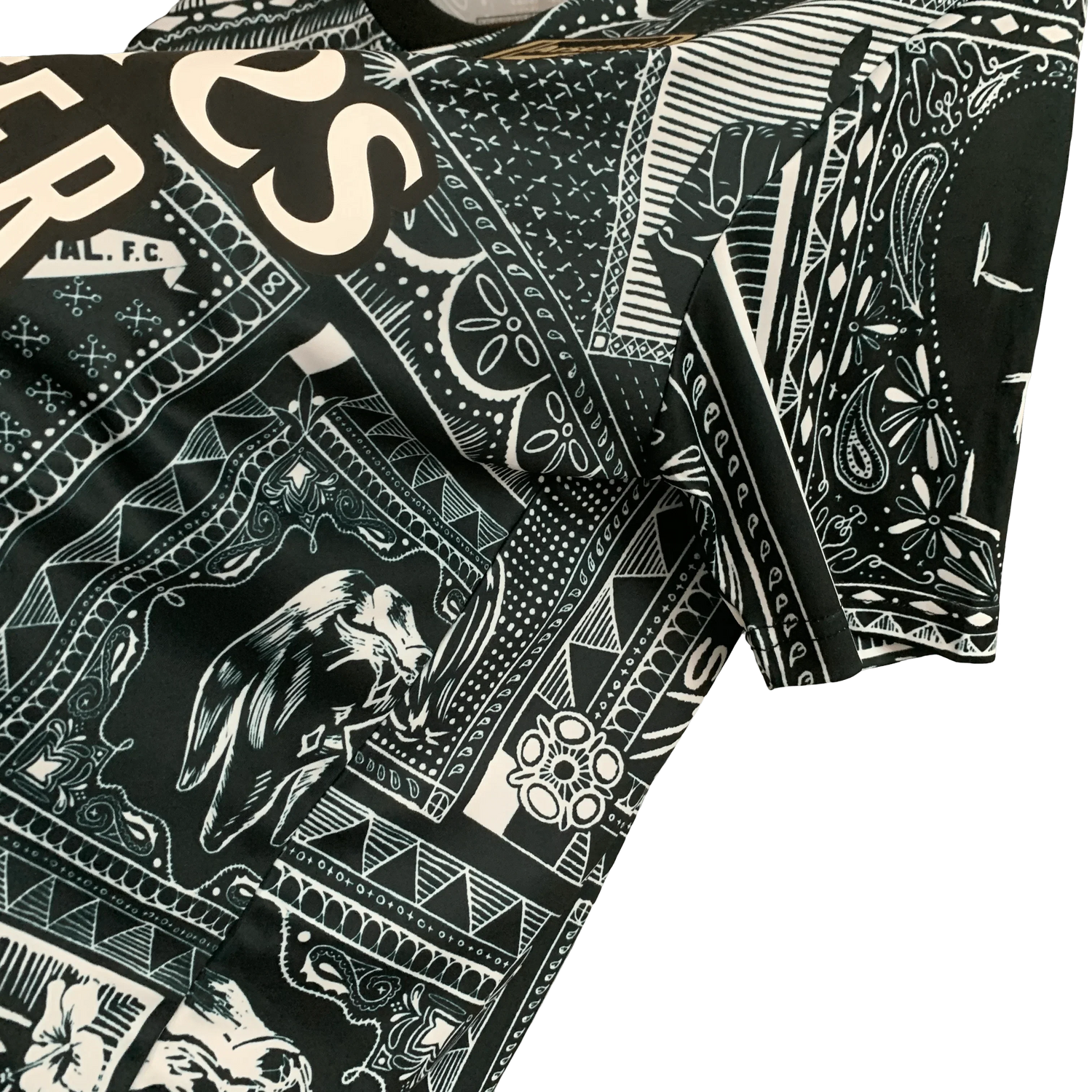 Arsenal Black Kit 2023/24 Limited Edition Graphic Design