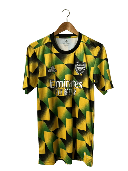 Arsenal Jamaica Shirt 2022/23 Pre-Match Yellow Green