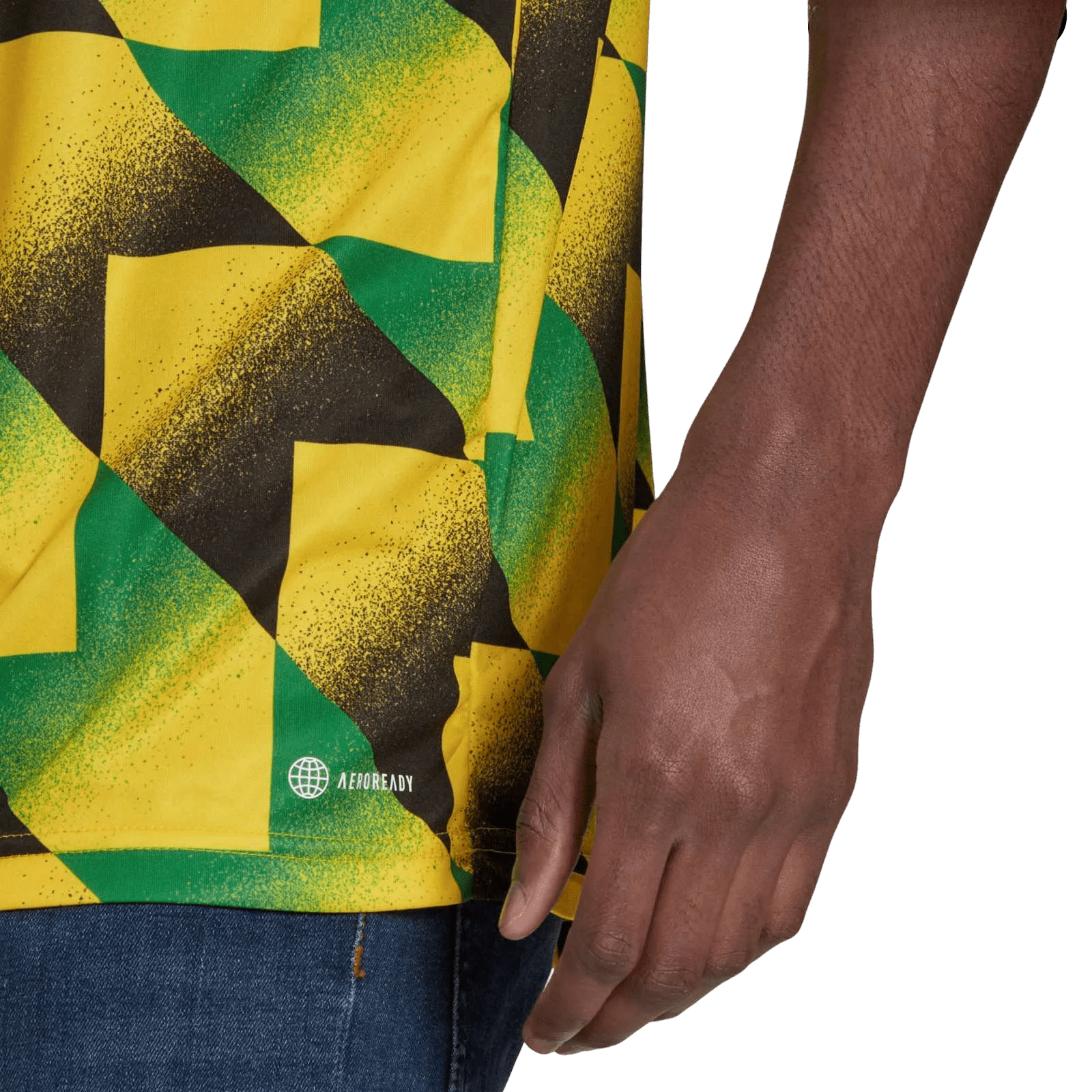Arsenal Jamaica Shirt 2022/23 Pre-Match Yellow Green