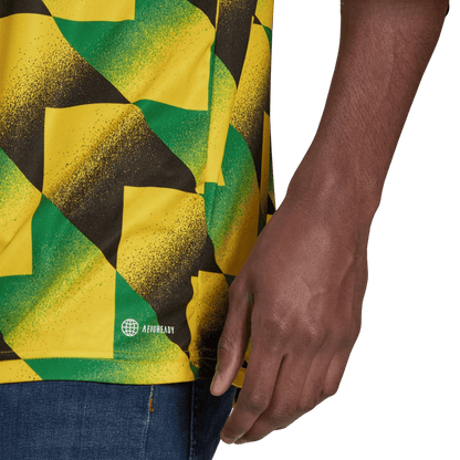 Arsenal Jamaica Shirt 2022/23 Pre-Match Yellow Green