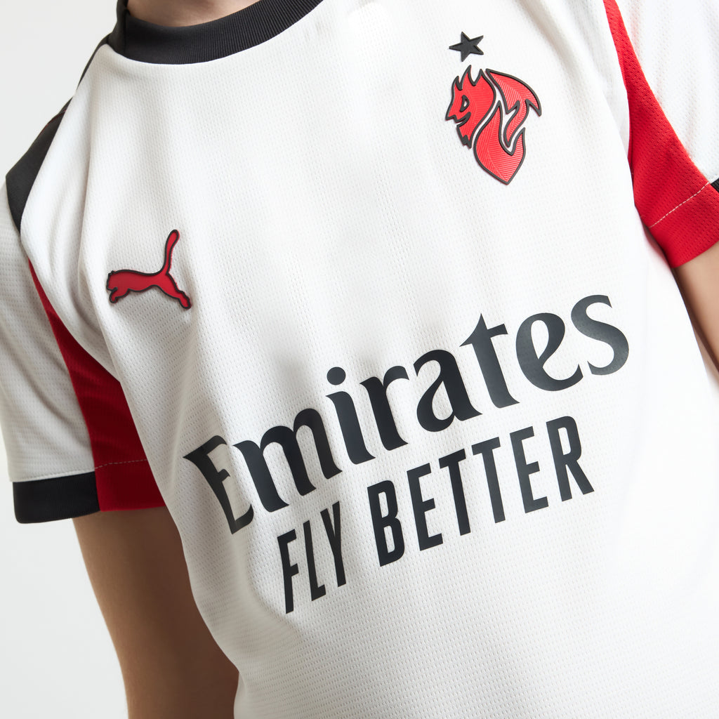 2025-26 AC Milan Kids Football Kit Away