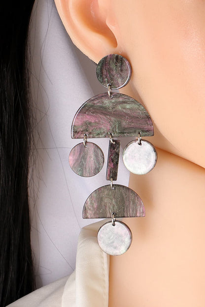 geometric acrylic dangles