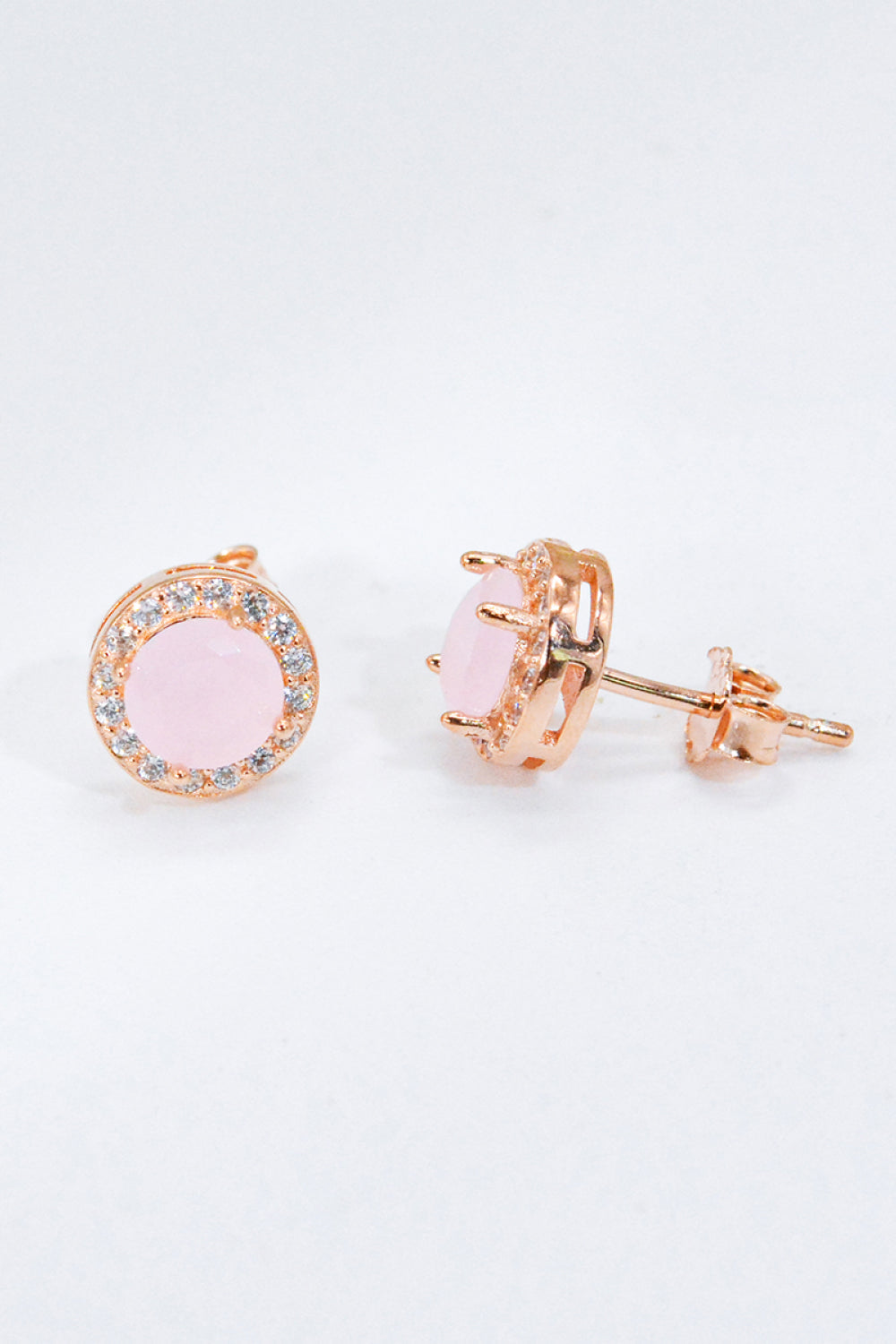 for you quartz silver earrings
