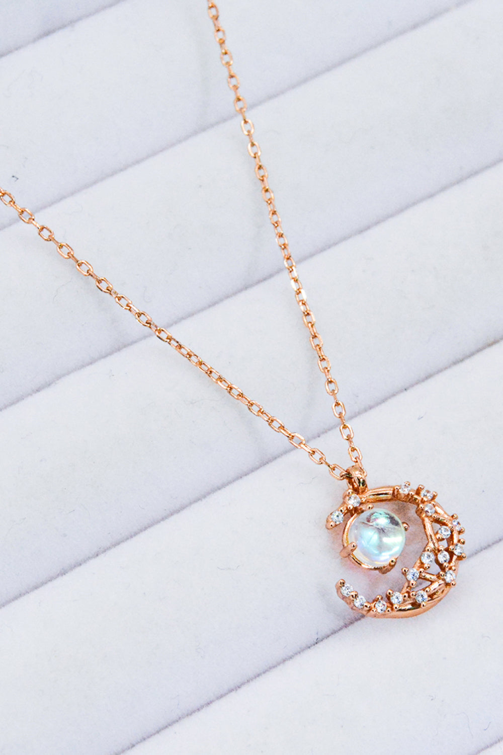 beginnings moonstone necklace