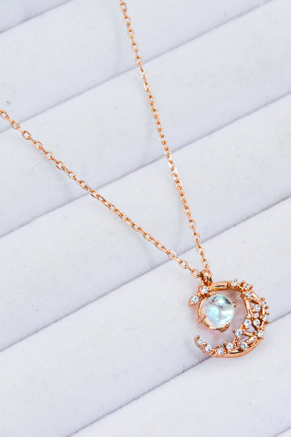 beginnings moonstone necklace