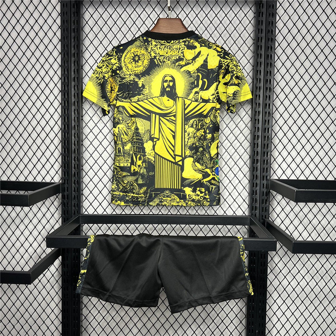 2024-25 Brazil Jesus Kids Kit - Yellow