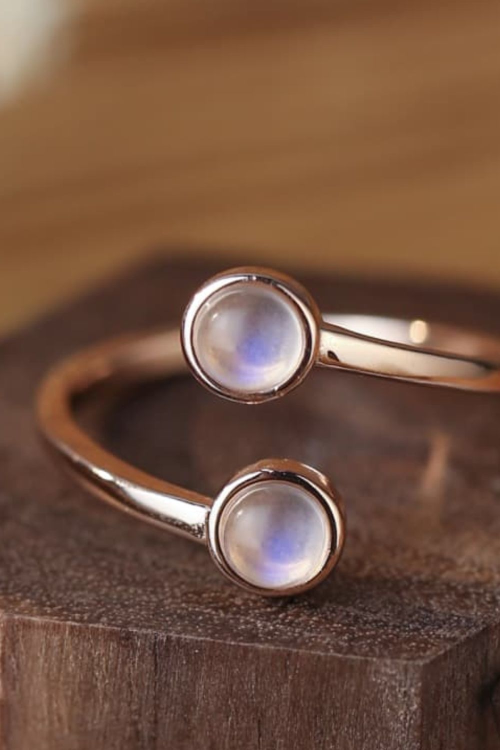 moonstone toi et moi ring
