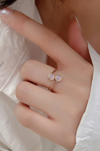 moonstone toi et moi ring