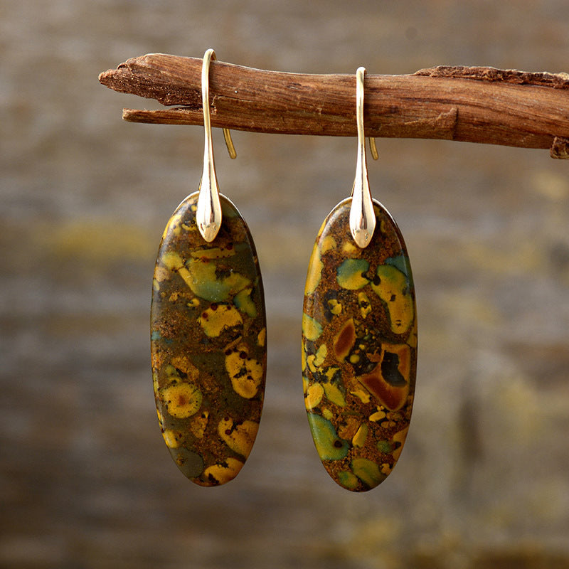 gemstone copper dangles