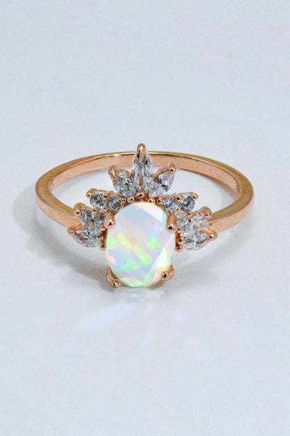 best of me opal silver ring