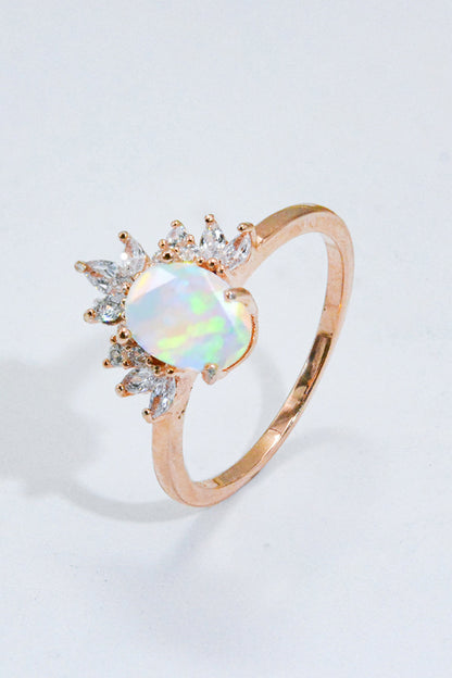 best of me opal silver ring