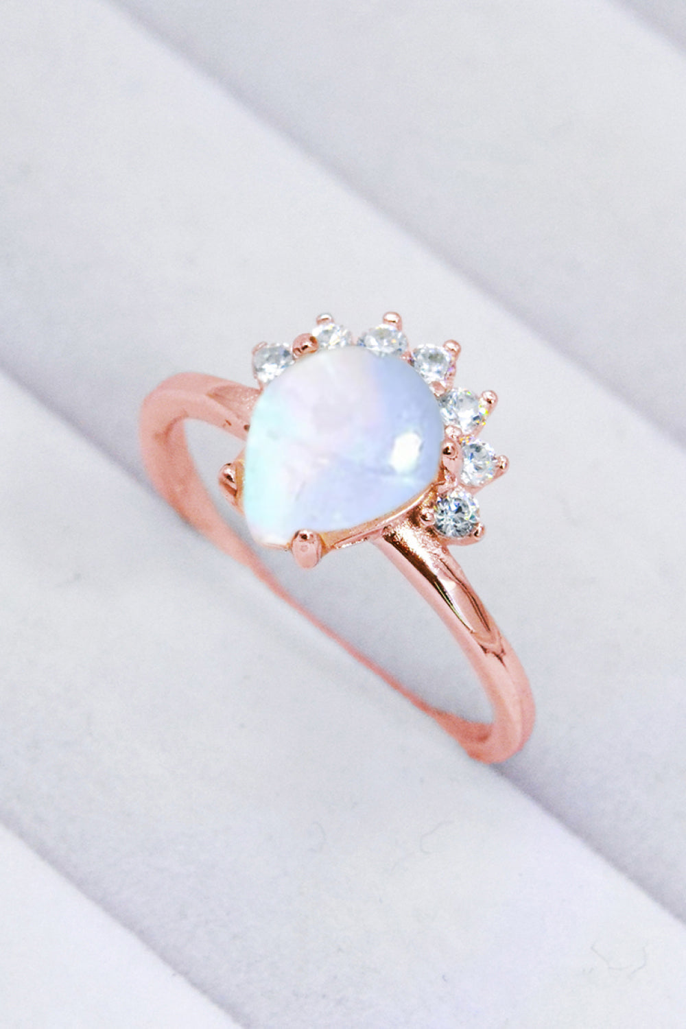 moonstone silver ring