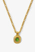 gold rhinestone pendant chain