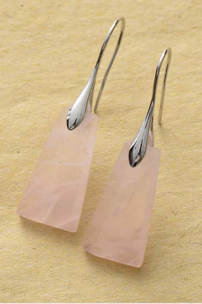 geometric gemstone dangles