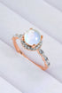 round moonstone ring