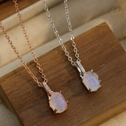moonstone silver pendant