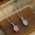 moonstone silver pendant