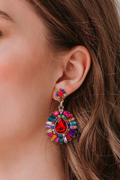 glass teardrop dangles