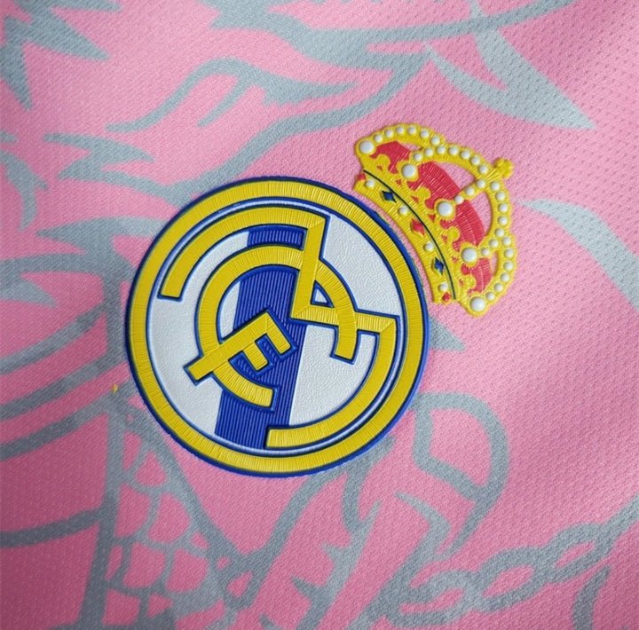 Real Madrid Dragon Shirt - Dragon Rosa