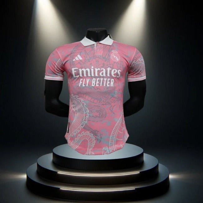 Real Madrid Dragon Shirt - Dragon Rosa
