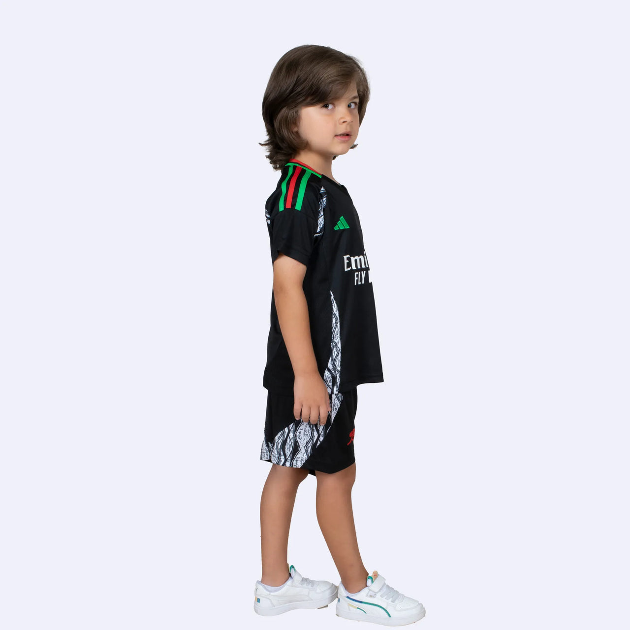 Arsenal Kids Kit 2024 25 Black Away