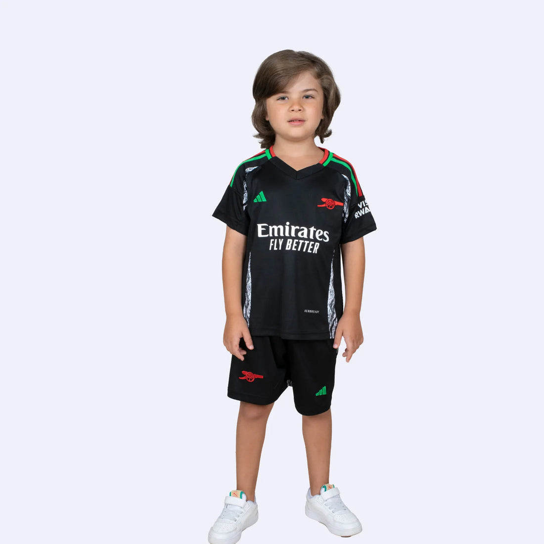 Arsenal Kids Kit 2024 25 Black Away